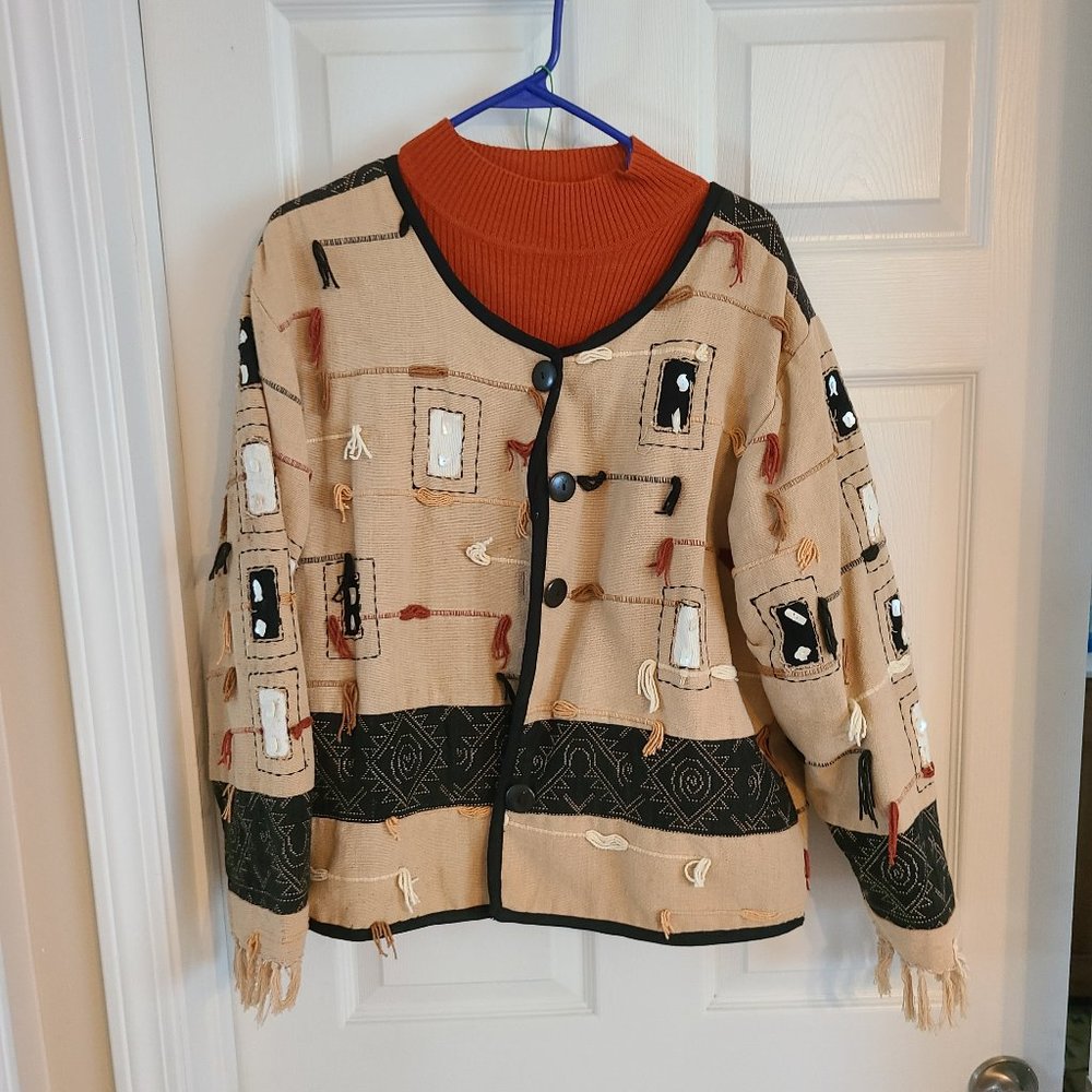 New Direction Jacket and Ivy Long Sleeve  Acrylic Sweater